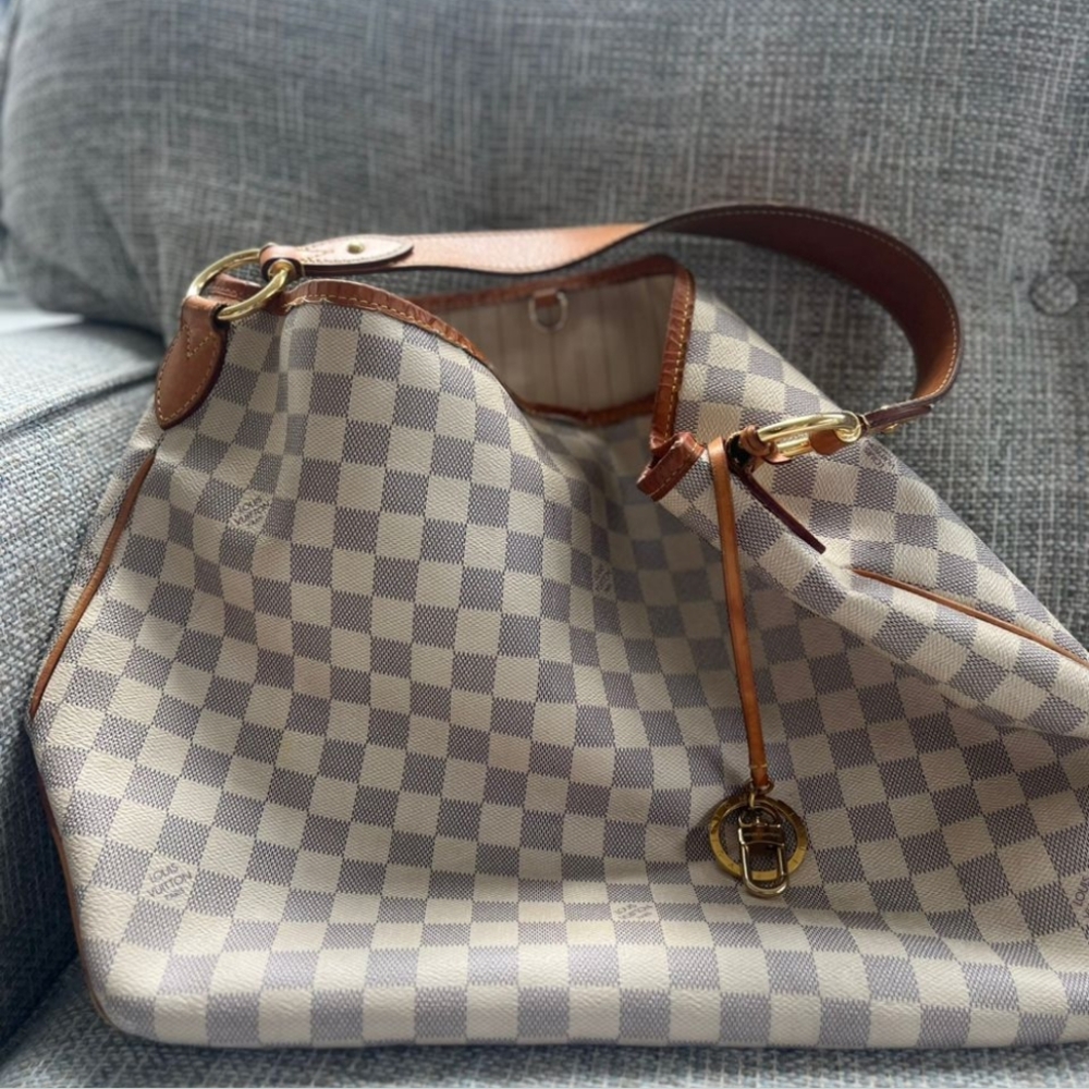 Louis Vuitton Damier Azur tote shoulderbag